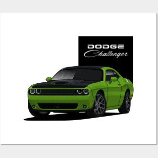 Challenger Green T-shirt Posters and Art